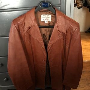 Leather dinner jacket